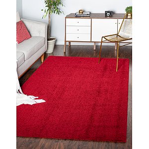 Unique Loom 9' x 12' Studio Solid Shag Rug