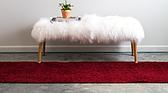 2' 7 x 10' Studio Solid Shag Runner Rug thumbnail