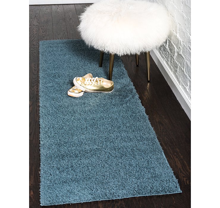 2' 7 x 10' Studio Solid Shag Runne...