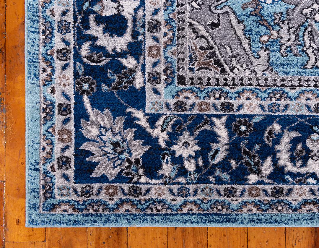 Blue 5' x 8' Heritage Rug iRugs UK