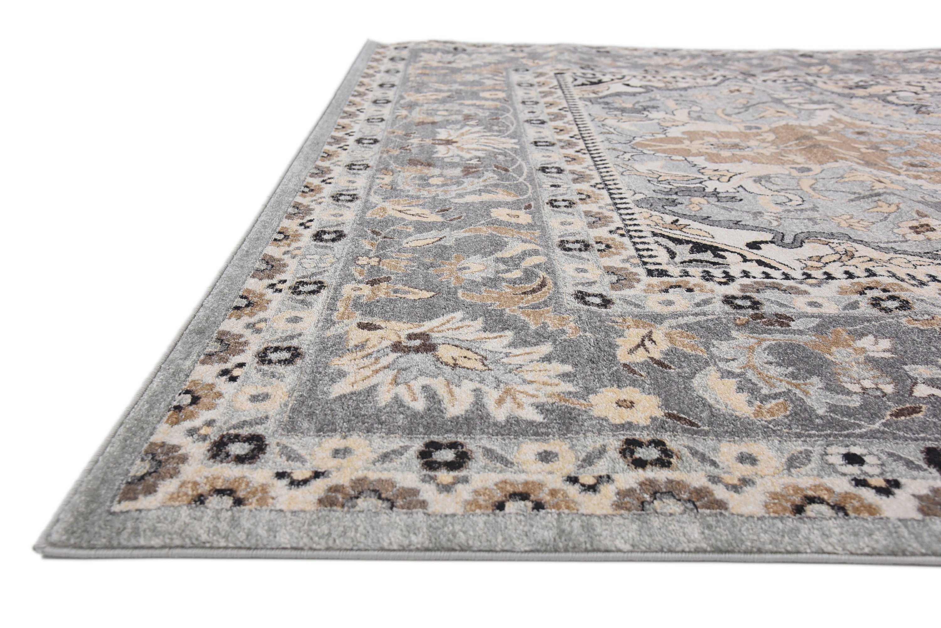 Silver 9' x 12' Heritage Rug Area Rugs eSaleRugs