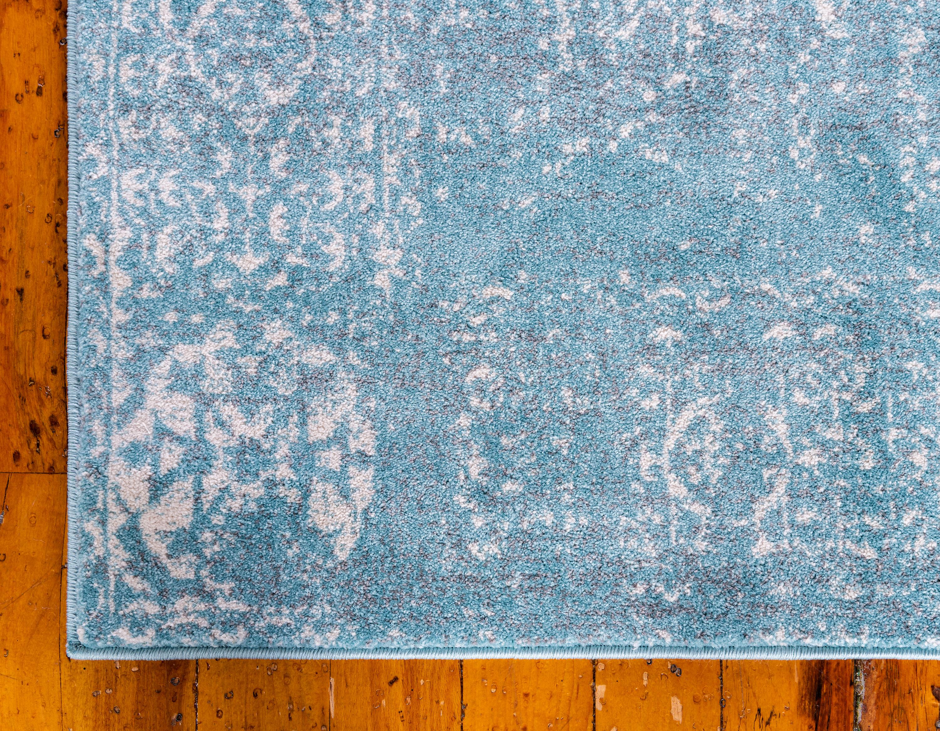 Light Blue 5' x 8' Heritage Rug eSaleRugs