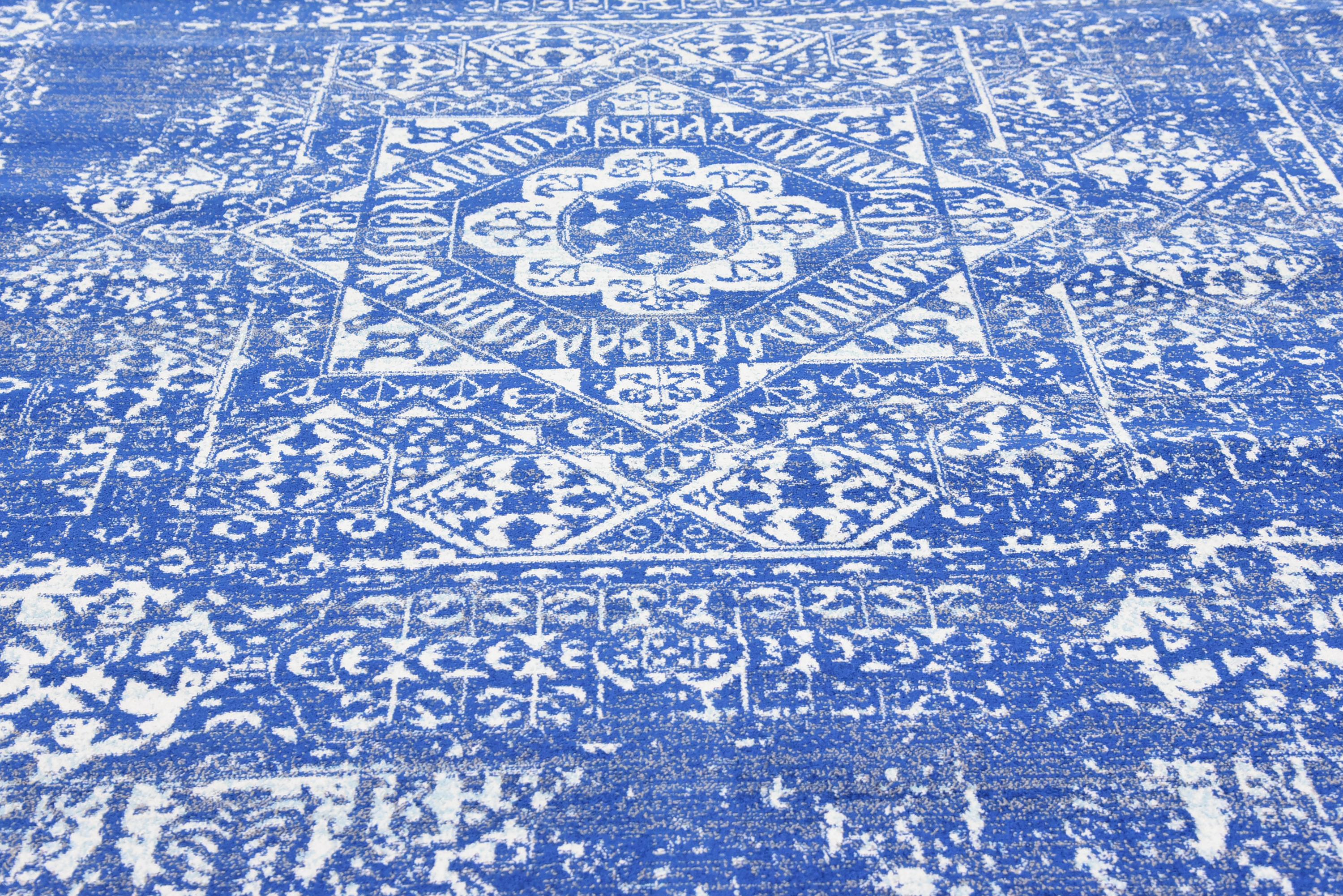 Royal Blue 9' x 12' Heritage Rug eSaleRugs