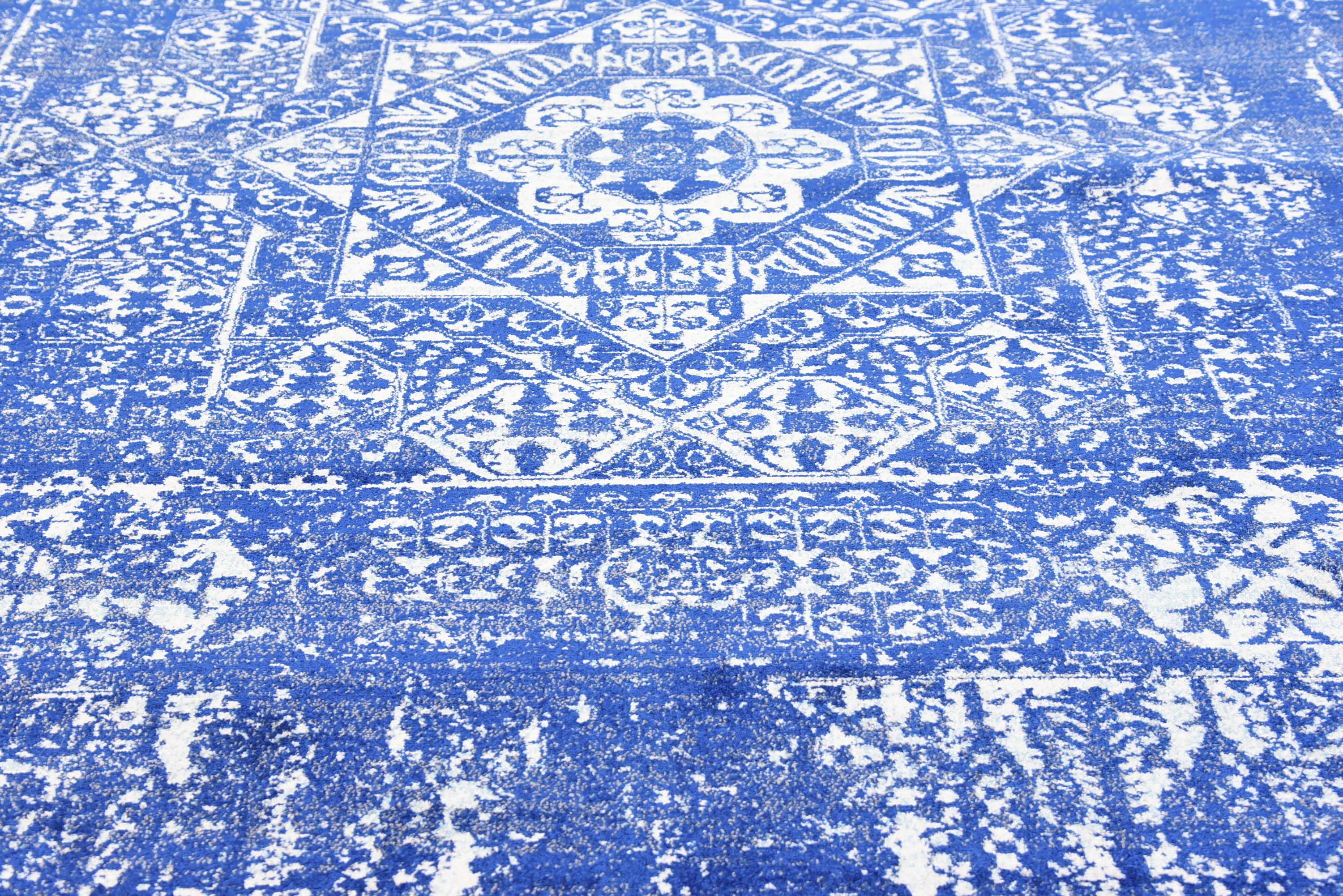 Royal Blue 8' x 10' Heritage Rug eSaleRugs