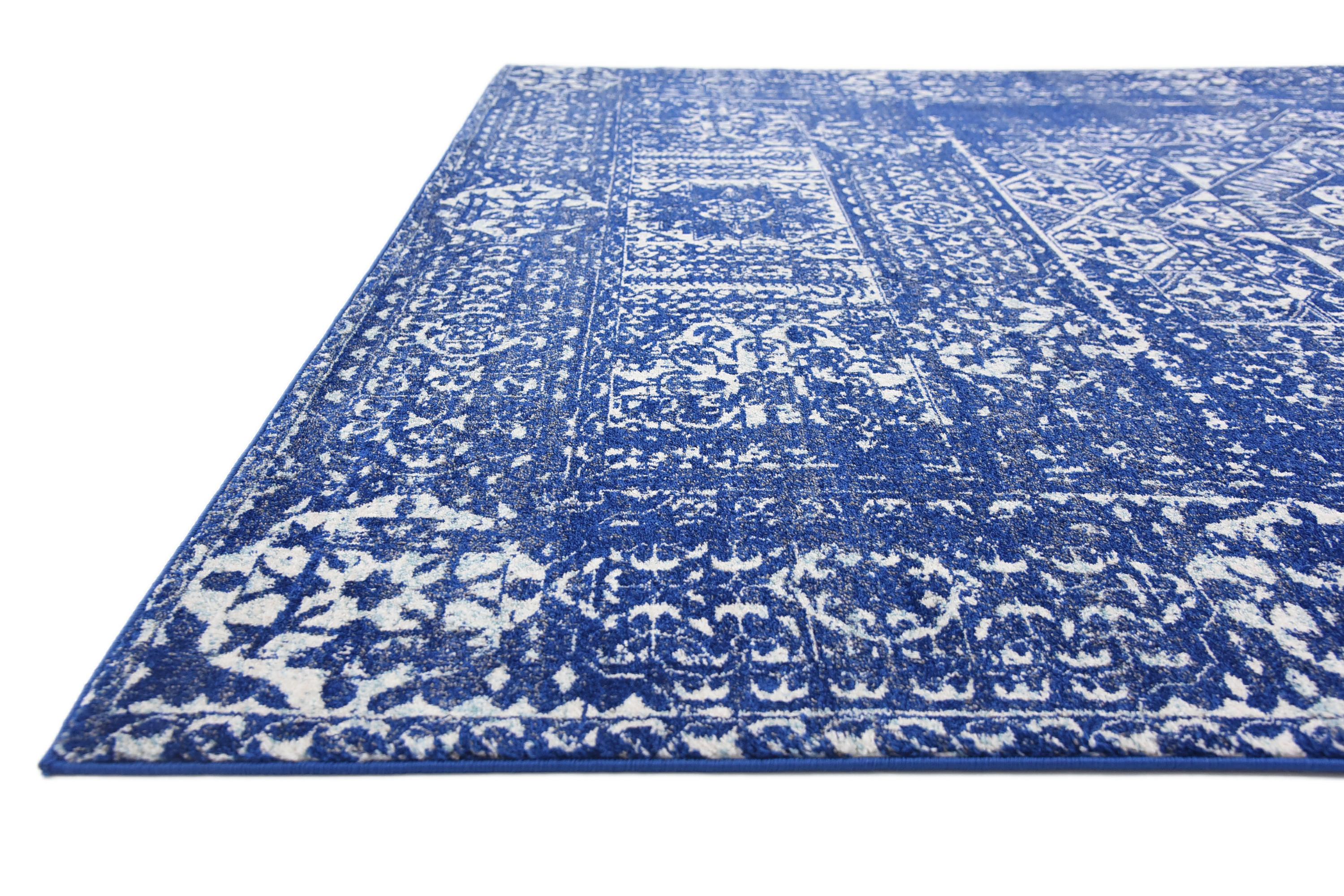 Royal Blue 8' x 10' Heritage Rug iRugs UK