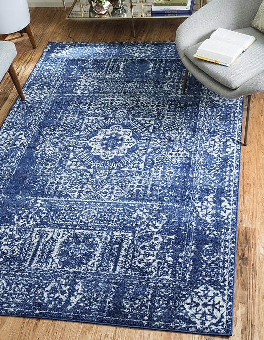 Royal Blue 245cm x 305cm Heritage Rug Area Rugs AU Rugs