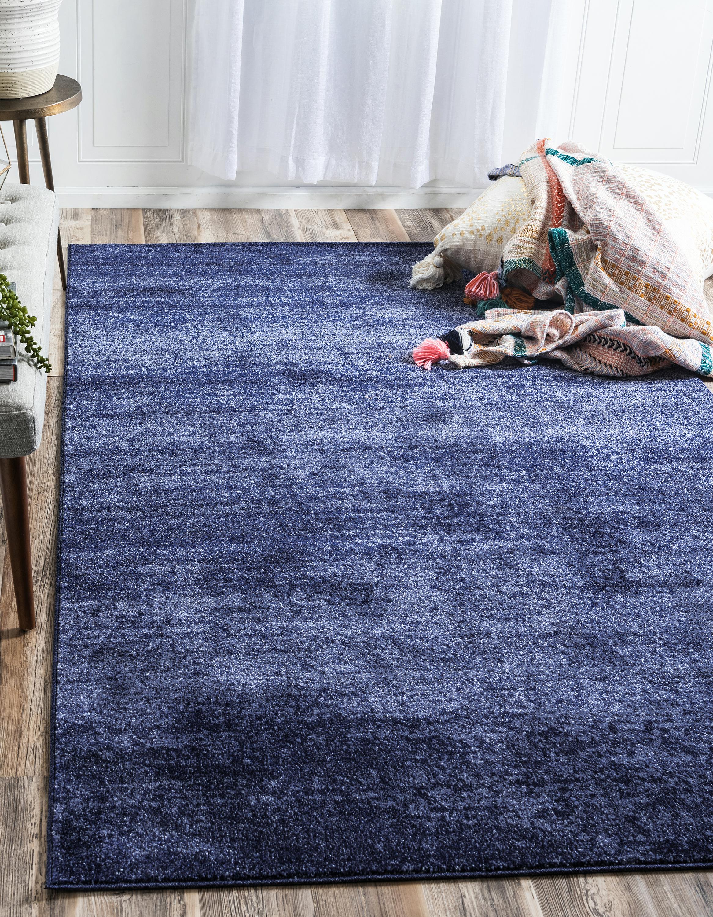 Navy Blue 10' x 13' Loft Rug iRugs UK