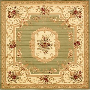 Unique Loom 10' x 10' Versailles Square Rug