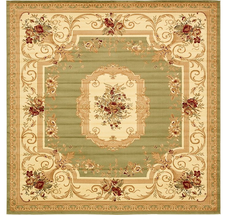 10' x 10' Classic Aubusson Square...