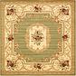 10' x 10' Classic Aubusson Square Rug thumbnail