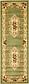 65cm x 183cm Classic Aubusson Runner Rug thumbnail image 10
