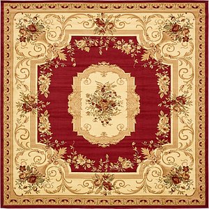 Unique Loom 10' x 10' Versailles Square Rug