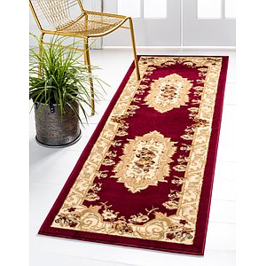 2' 7 x 10' Classic Aubusson Runner...