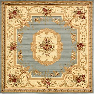 10' x 10' Classic Aubusson Square...