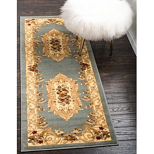 2' 7 x 10' Classic Aubusson Runner...