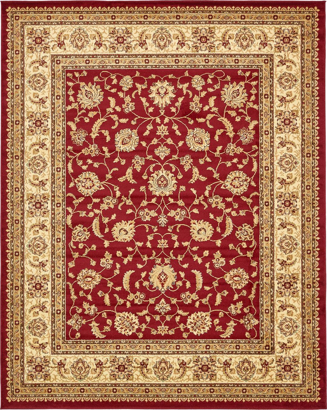 Red 8' x 10' Classic Agra Rug iRugs UK