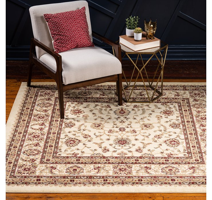 8' x 8' Classic Agra Square Rug