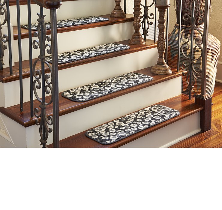 23cm x 75cm Safari Stair Tread Rug