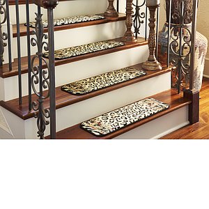 0' 9 x 2' 6 Safari Stair Tread Rug