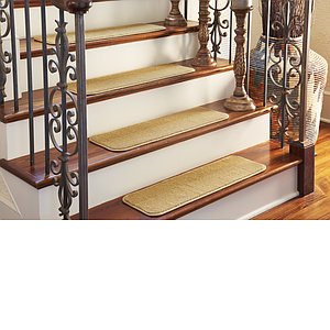 Unique Loom 0' 9 x 2' 6 Solid Stair Tread Rug