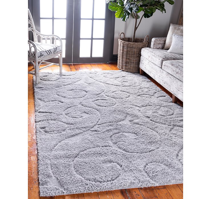 9' x 12' Botanical Shag Rug