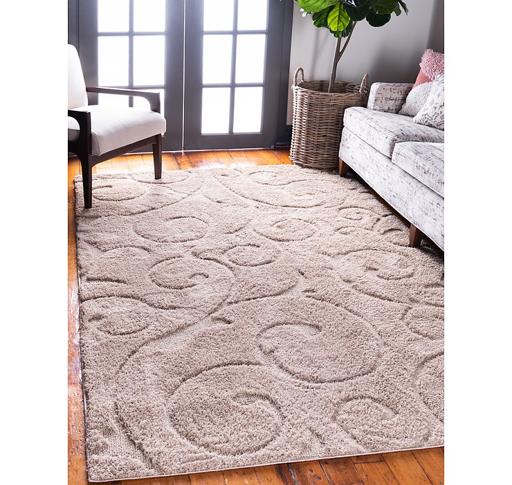 5' x 8' Botanical Shag Rug