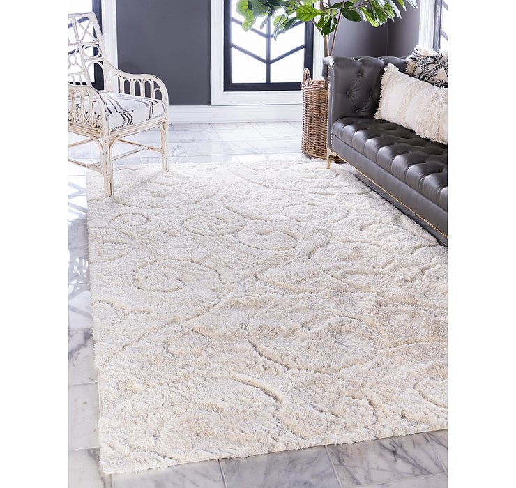 4' x 6' Botanical Shag Rug