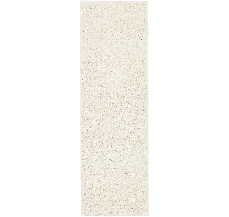 2' x 6' 7 Botanical Shag Runner Rug