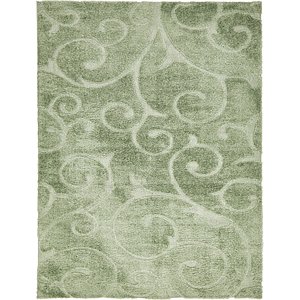 9' x 12' Floral Shag Rug