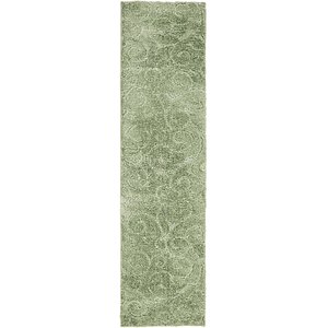 Unique Loom 2' 7 x 10' Floral Shag Runner Rug