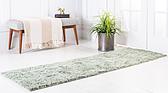 2' 7 x 10' Botanical Shag Runner Rug thumbnail