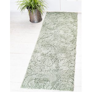 Unique Loom 2' x 6' 7 Floral Shag Runner Rug