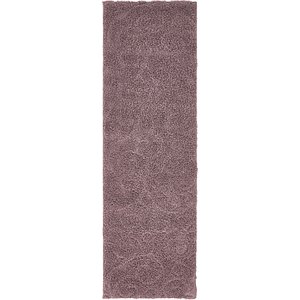 Unique Loom 2' x 6' 7 Floral Shag Runner Rug