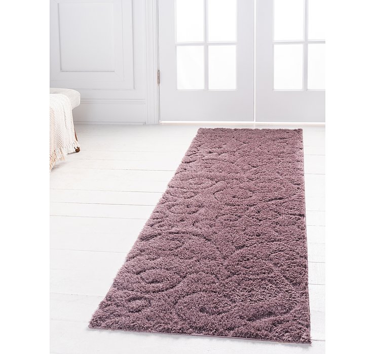 2' x 6' 7 Botanical Shag Runner Rug