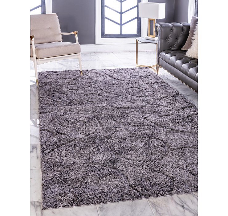 8' x 10' Floral Shag Rug