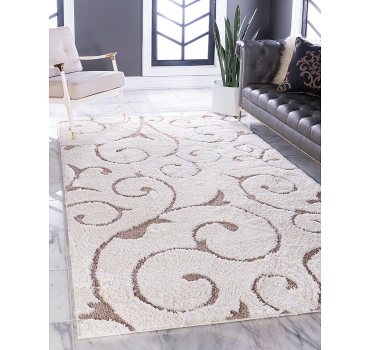 4' x 6' Floral Shag Rug