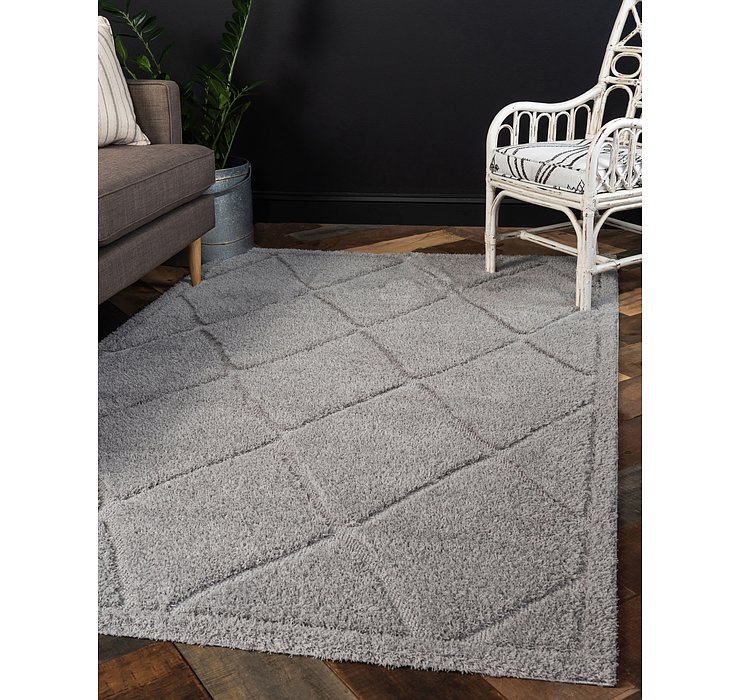 9' x 12' Lattice Shag Rug