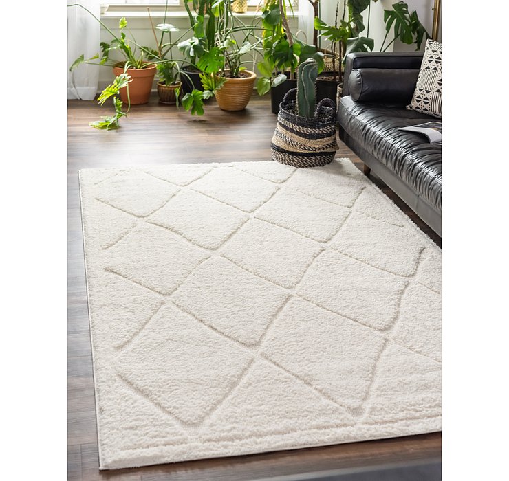 5' x 8' Trellis Shag Rug