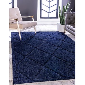 8' x 10' Trellis Shag Rug
