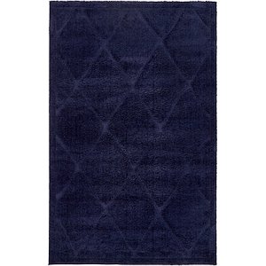 Unique Loom 5' x 8' Trellis Shag Rug