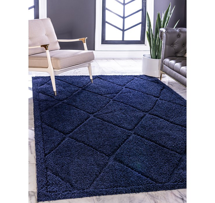 9' x 12' Lattice Shag Rug