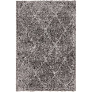 Unique Loom 4' x 6' Trellis Shag Rug