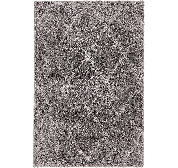 4' x 6' Lattice Shag Rug