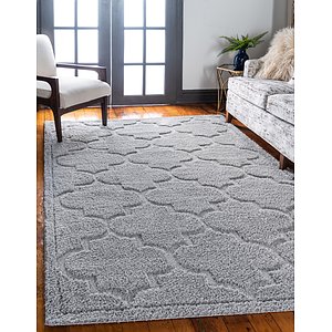 Unique Loom 9' x 12' Trellis Shag Rug