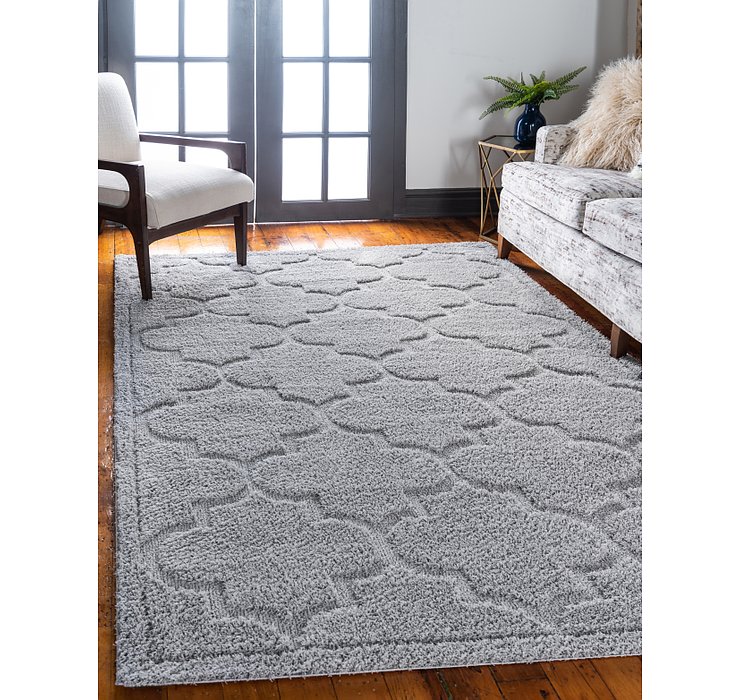 4' x 6' Trellis Shag Rug