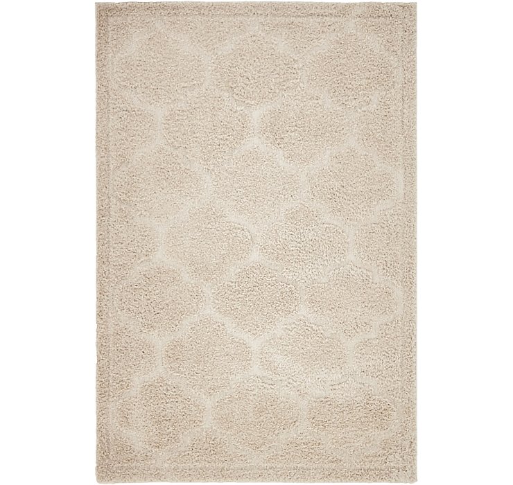 4' x 6' Lattice Shag Rug
