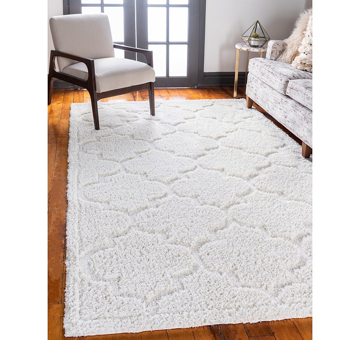Unique Loom 5' x 8' Trellis Shag Rug