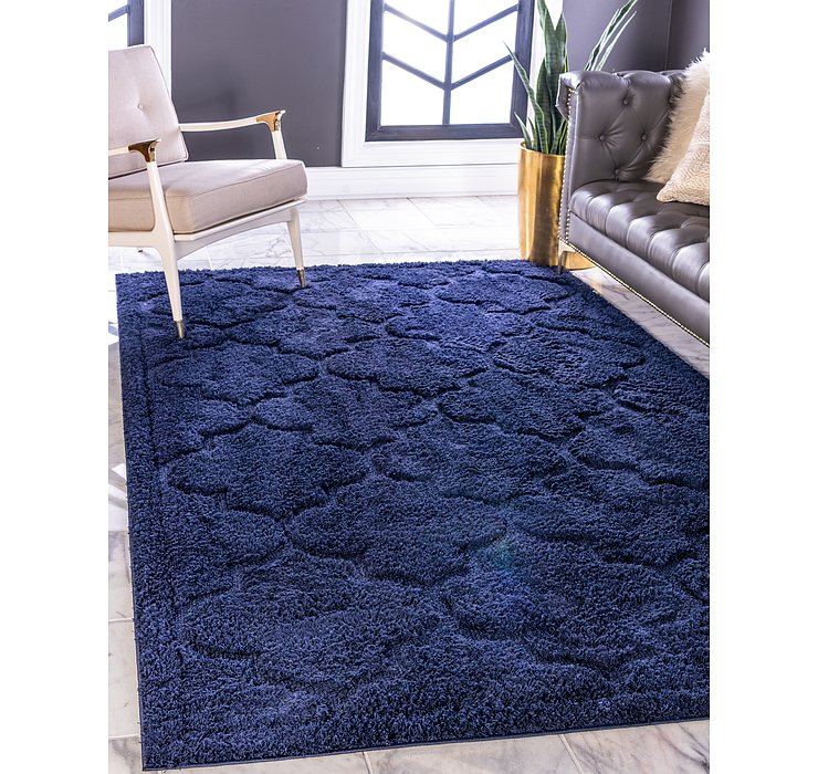 8' x 10' Lattice Shag Rug