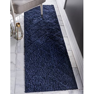 2' x 6' 7 Trellis Shag Runner Rug