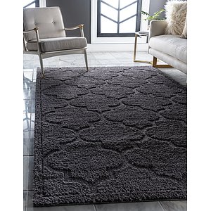 Unique Loom 5' x 8' Trellis Shag Rug